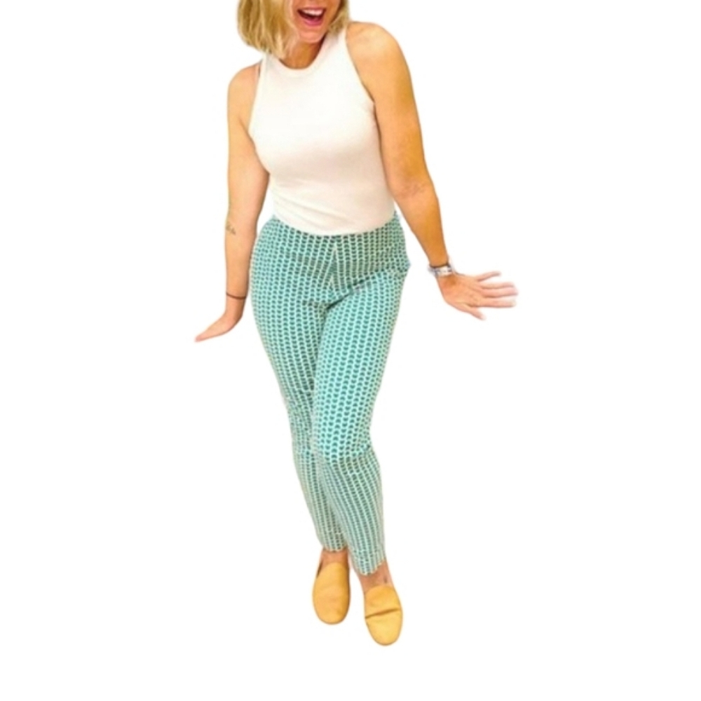New Womens High Rise Slim Fit Stretch Ankle Pants Fitted Hip & Thigh - A New Day